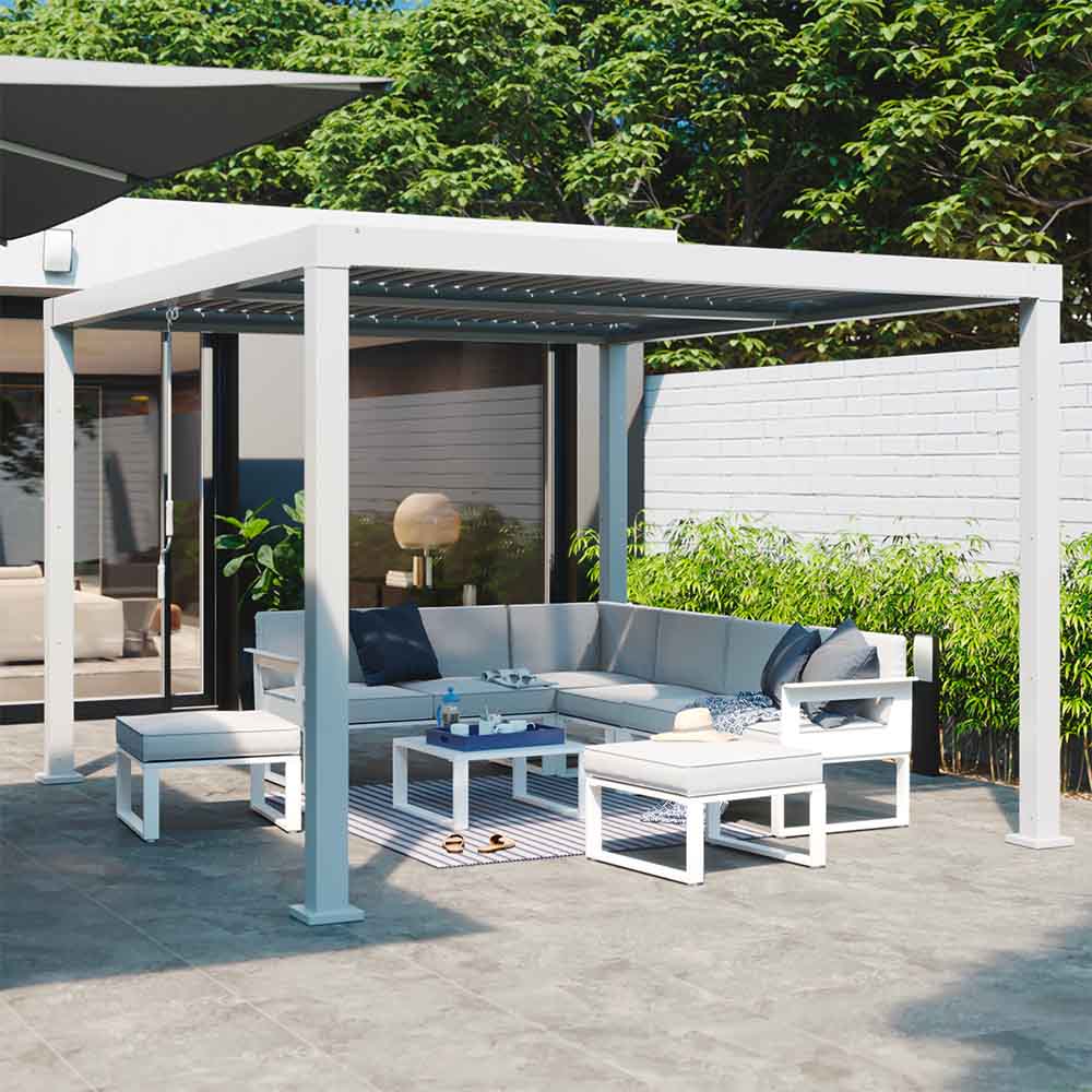 Pergola bioclimatic aluminum Clima - Naterial